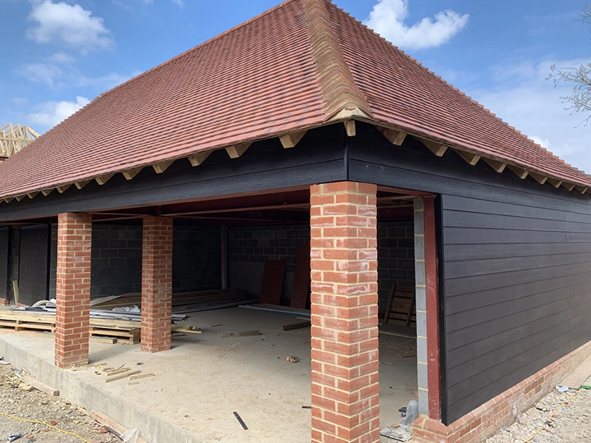 hardie plank cladded carports