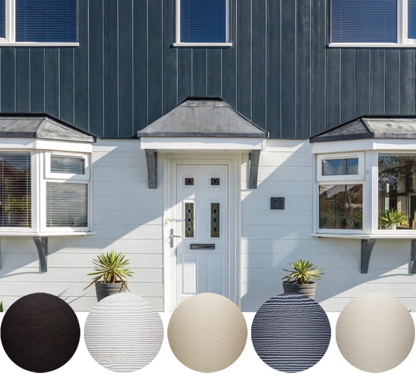 horizontal and vertical hardie plank
