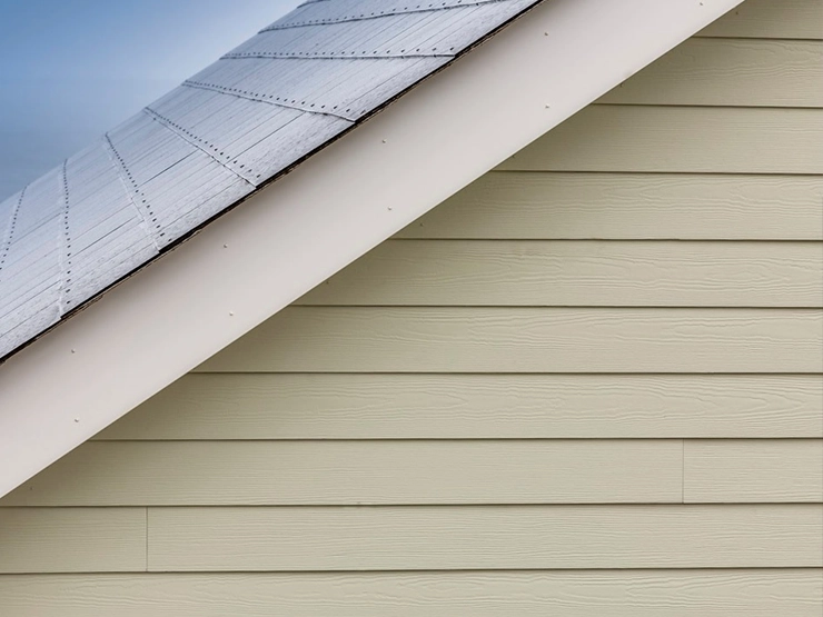 hardie plank roofline cladding